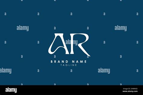 Logotipo de la letra ar fotografías e imágenes de alta resolución