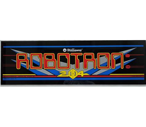 Robotron Phoenix Arcade 1 Source For Screen Printed Arcade Artwork