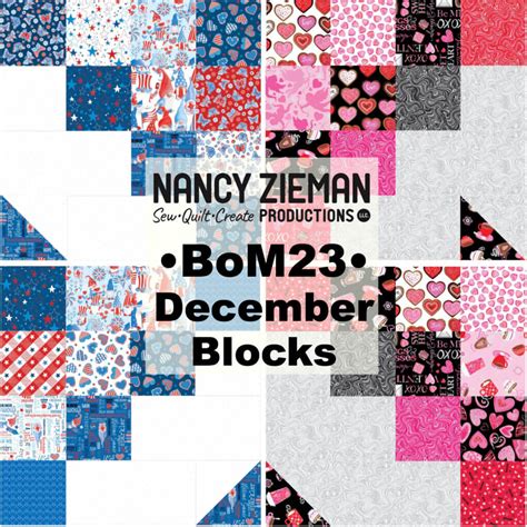 Nancy Zieman The Blog December Nzp Block Of The Month Blocks