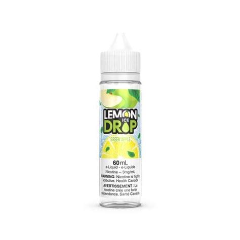 Green Apple Ice Lemon Drop Ice E Liquid 60mL VapeLoft