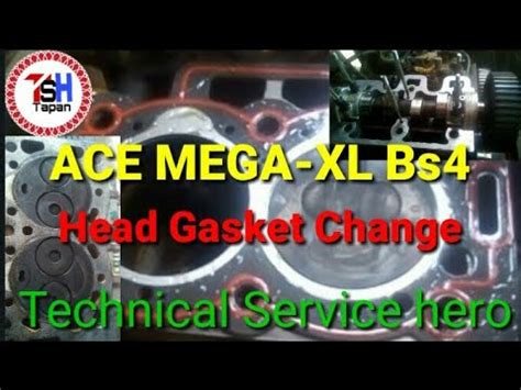 How To Tata ACE Mega XL Bs 4 Engine Head Gasket Changing Tata Mega