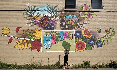 Central Wisconsin Tourism Inspires Wausau’s First Building Mural