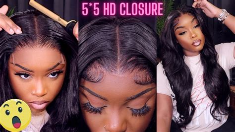 Shes Giving Scalp What Closure 🔥lace Melt Step By Step 55 Closure Wig Install X Nadula Hair