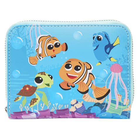 Disney Loungefly Wallet Finding Nemo Th Anniversary Zip Around Wallet