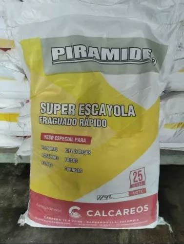 Yeso Pirámide Súper Escayola De 25 Kilos en venta en Carabobo por sólo