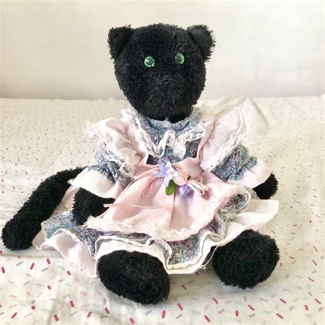 Vintage Jellycat black cat, Hobbies & Toys, Toys & Games on Carousell