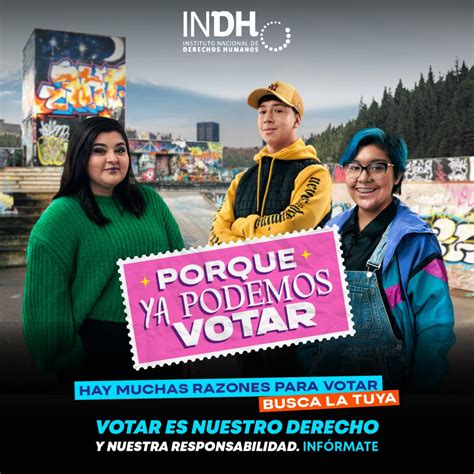 INDH INDH presenta campaña para incentivar el derecho a la