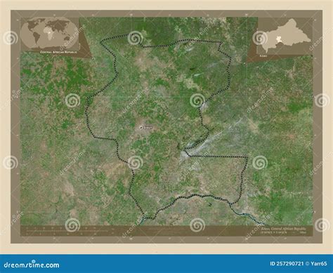 Kemo Central African Republic High Res Satellite Labelled Points Of