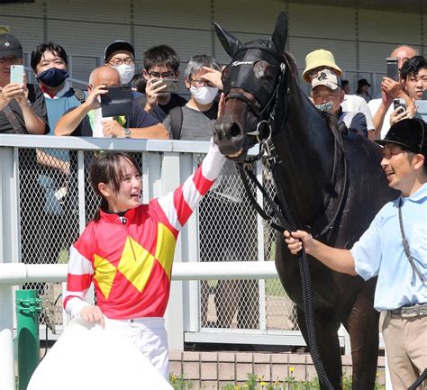 【新潟7r・3歳未勝利】ガールズレジェンド騎乗の藤田菜七子騎手が約1か月半ぶりに勝利 今年7勝目 スポーツ報知