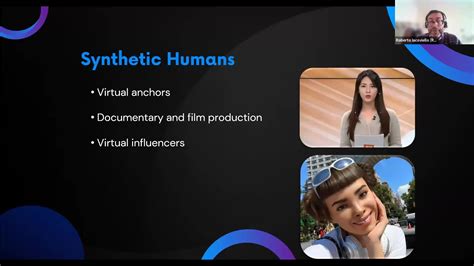 'Synthetic Humans' for Entertainment and Accessibility | EBU Technology ...