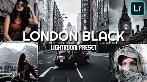 London Blvck Premium Presets Free Lightroom Mobilepresets Dng Black