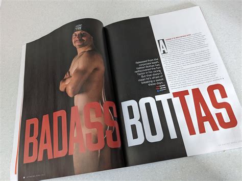 Bottas Poses Nude For The Gp Racing April Issue R Formula