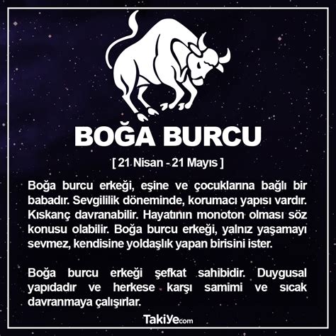 Boğa Burcu Erkeği Özellikleri Boğa Erkeğinin Özelliği Takiye