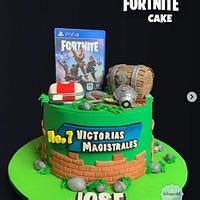 Torta Fortnite Medellín cake by Giovanna Carrillo CakesDecor