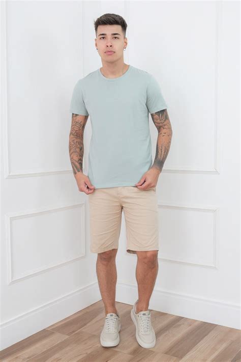 Camiseta Verde Masc Colcci Comprar Online Pir Mide Center En