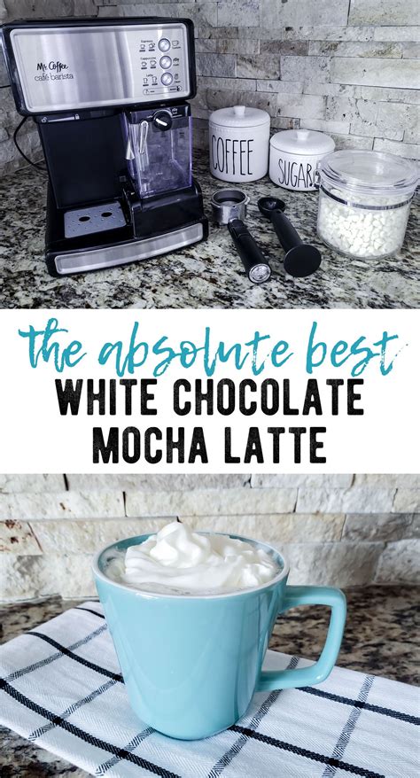 Yummiest White Chocolate Mocha Latte Little Blonde Mom White