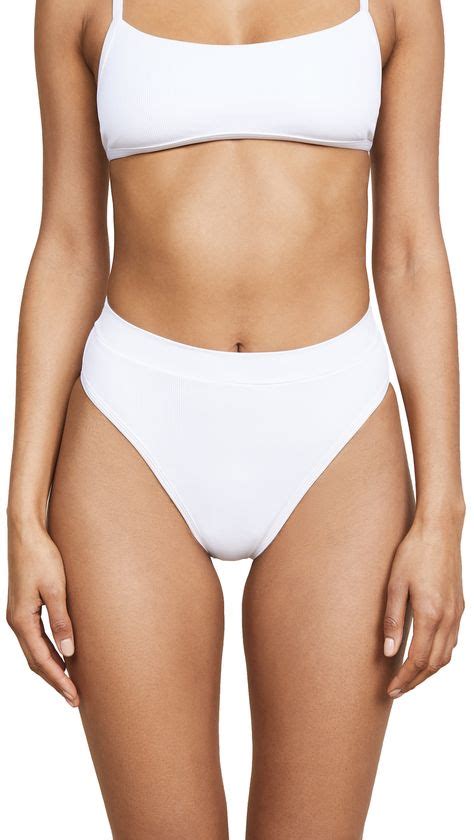 Frenchi High Waisted Bikini Bottoms By L Space In White High Waisted