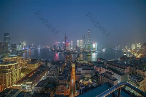 Pudong Bund City Night View | PSD Free Download - Pikbest