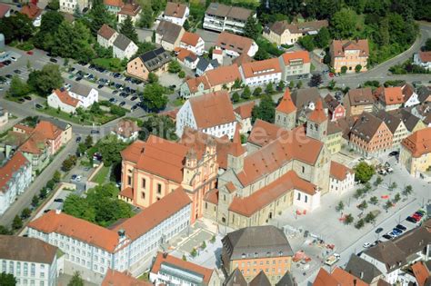 Ellwangen Jagst Aus Der Vogelperspektive Kirchengeb Ude Evangelische