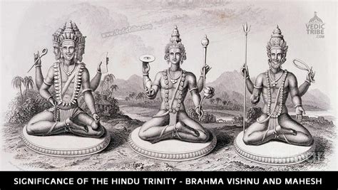 Significance Of The Hindu Trinity Brahma Vishnu And Mahesh Vedic Tribe