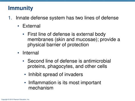 Ppt The Immune System Innate And Adaptivebody Defenses Part A