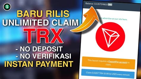 Baru Rilissitus Claim Trx Tron Tercepat Terbukti Membayar