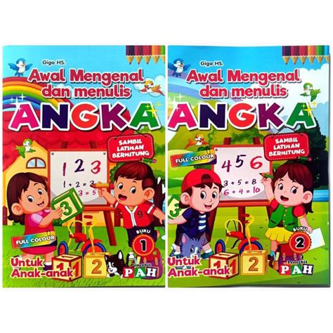 Jual Buku Belajar Awal Mengenal Dan Menulis Angka Perjilid Seri