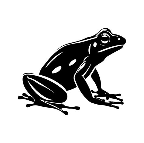 Premium Vector Frog Silhouette Vector Illustration