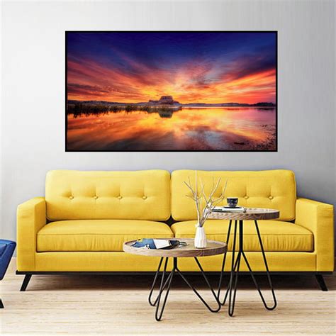 Quadro Decorativo Paisagem P R Do Sol Moderno Lan Amento Elo