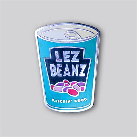 Lez Beanz Pin Enamel Pins Hard Enamel Hard Enamel Pin