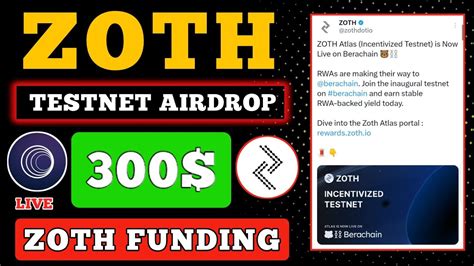 20M Zoth Token Testnet Airdrop Zoth Funding And Supply How To Join