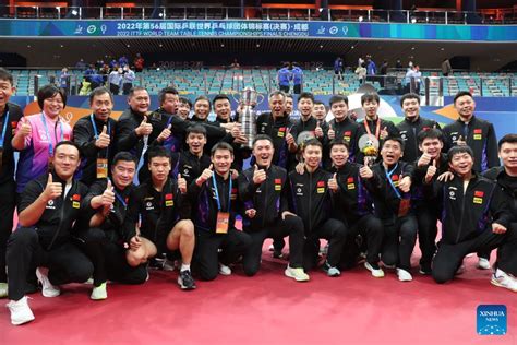 China Crowned In Men S Team For 10th Straight Time At Table Tennis