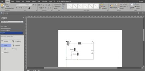 How To Make A Circuit Diagram In Visio Edrawmax