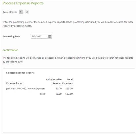 Processing Expense Reports Certify Help Center