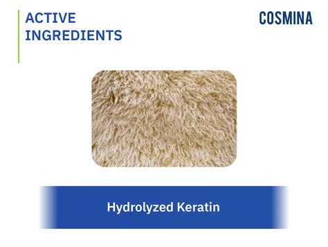 Hydrolyzed Keratin จากขนแกะ - COSMINA