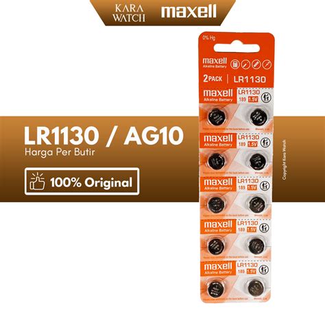 Baterai Maxell Lr Ag Untuk Jam Tangan Kalkulator Lilin Led