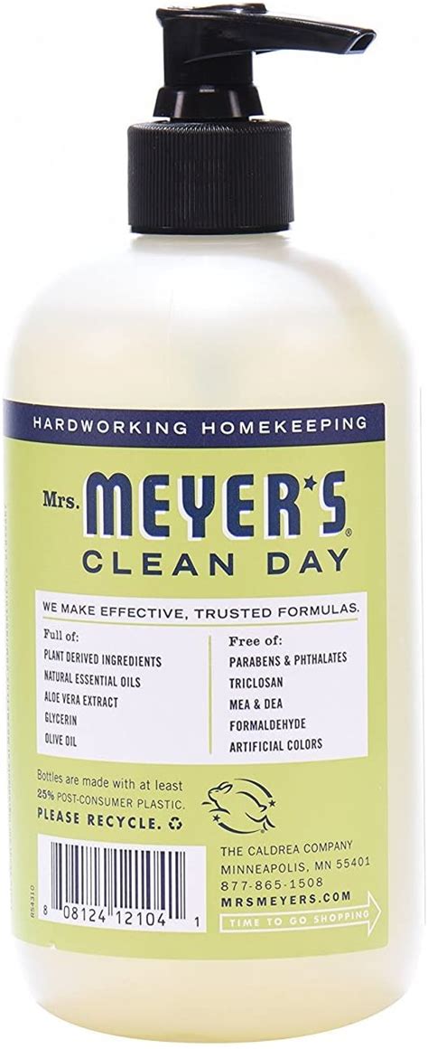 Mrs Meyers Clean Day Liquid Hand Soap Cruelty Free And