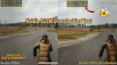 Overclocking Test On Nvidia 920m With Benchmark Pubg Youtube