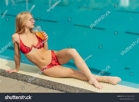 Naked Blonde Pool Images Stock Photos Vectors Shutterstock