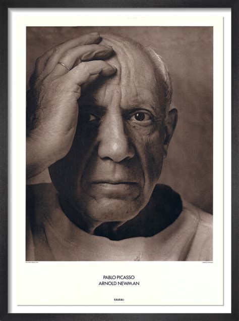 Pablo Picasso 1954 Rare Print By Arnold Newman King And Mcgaw