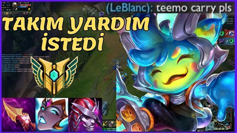 Teemo Takimi TaŞi Dedİler Teemo Vs Pantheon League Of Legends Youtube