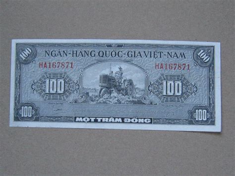 100 Dong Viet Nam Cong Hoa 1955 SOUTH VIETNAM T492 | #3863634876