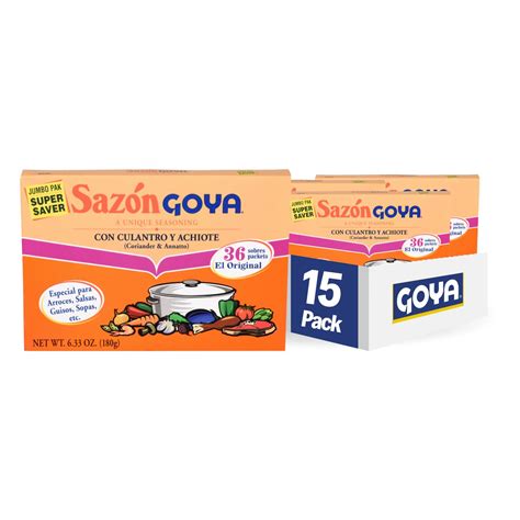 Amazon Goya Sazon Coriander Annatto Con Culantro Y Achiote 6