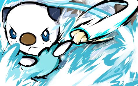 Ishmam Pok Mon Oshawott Cyan Blue X Wallpaper Wallhaven Cc