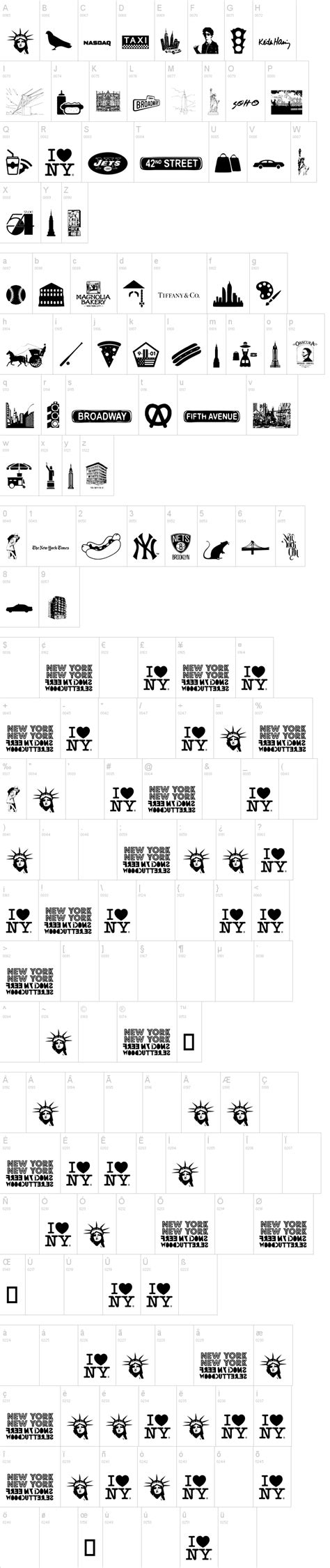 New York New York 1 Font