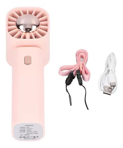 Ventilador Usb Pequeno Rosa Design Suspenso Portátil Tip