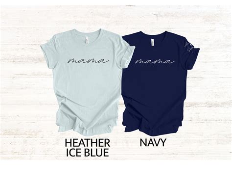 Custom Mama Shirt With Names On The Sleeve Personalized Mom Shirt Names On Sleeve Etsy