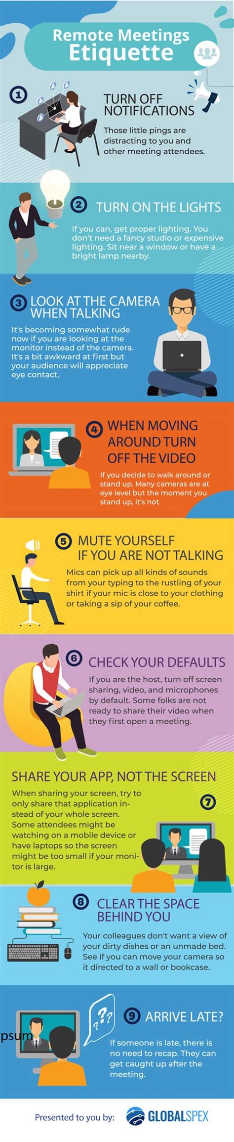 Zoom Virtual Meeting Etiquette [Infographic]