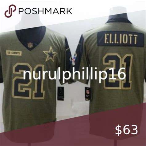 Dallas Cowboys 21 Ezekiel Elliott 2021 Olive Salute To Service Limited