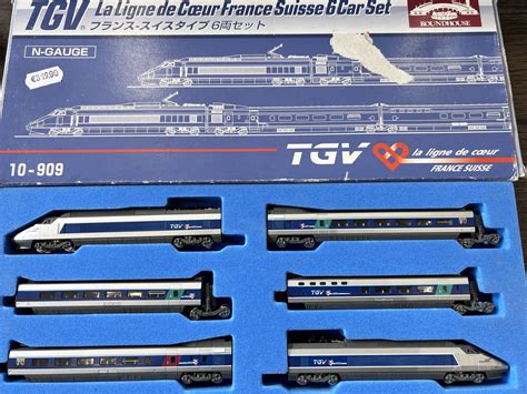 Roundhouse 10 909 coffret 6 pièces TGV La ligne de coeur France Suisse